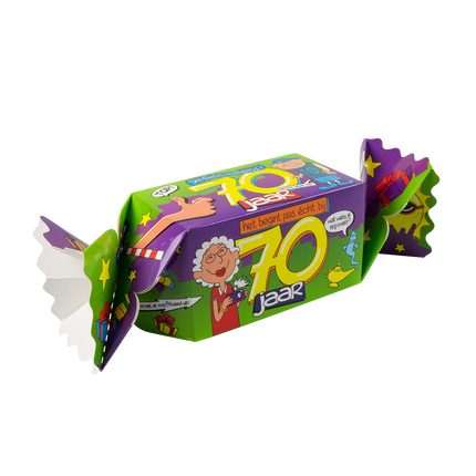 Scatola regalo 70 anni 26 cm