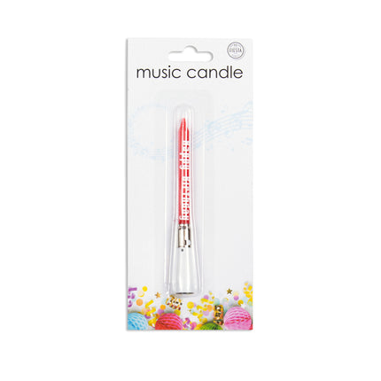 Candela con musica 7,8 cm