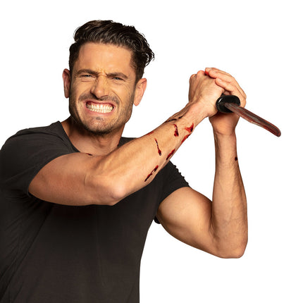 Coltello insanguinato di Halloween 33 cm