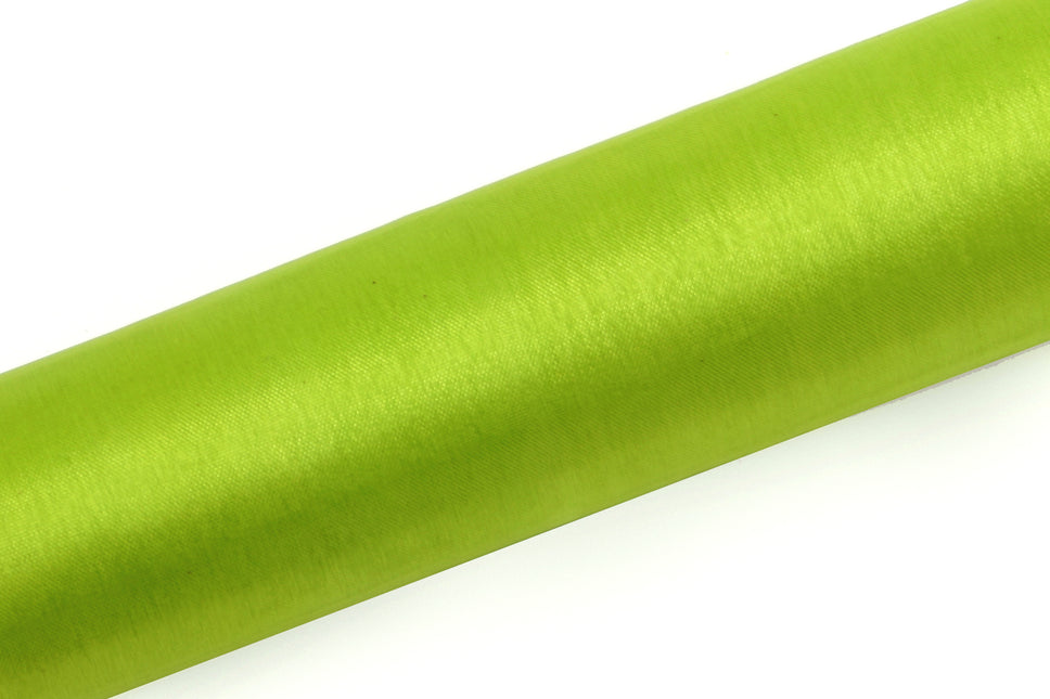 Tessuto Organza Verde Lime 16cm 9m