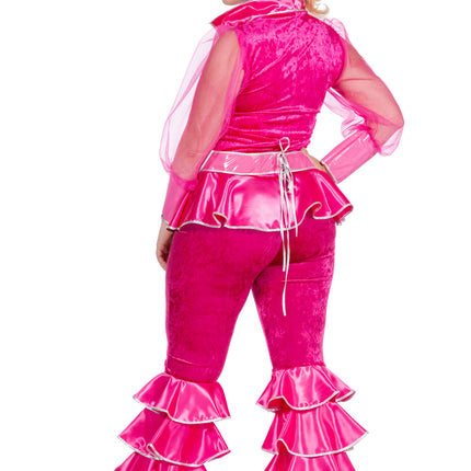 Tuta da discoteca Rosa Donna