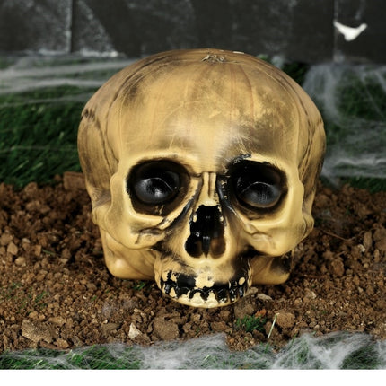 Mezzo teschio di Halloween da 20 cm