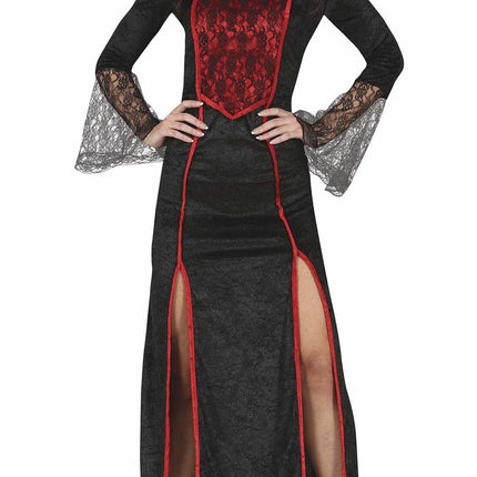 Costume da vampiro per Halloween da donna rosso