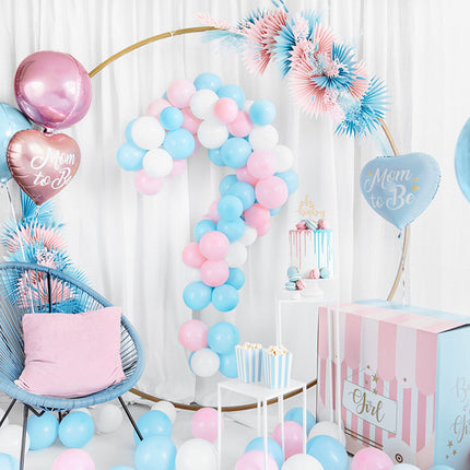Palloncino ad elio Cuore Mamma da Diventare Rosa Vuoto 35cm