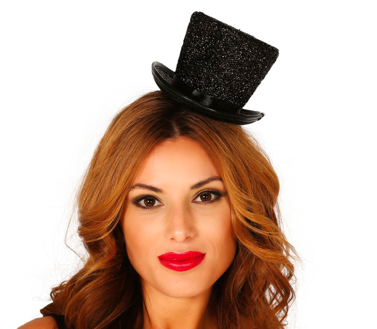 Cerchietto per capelli Mini Hat Nero