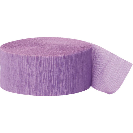Ghirlanda di crêpe viola 24m