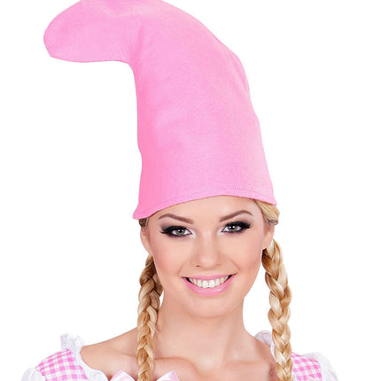 Cappello da gnomo rosa