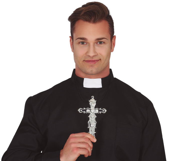 Croce d'argento 15 cm