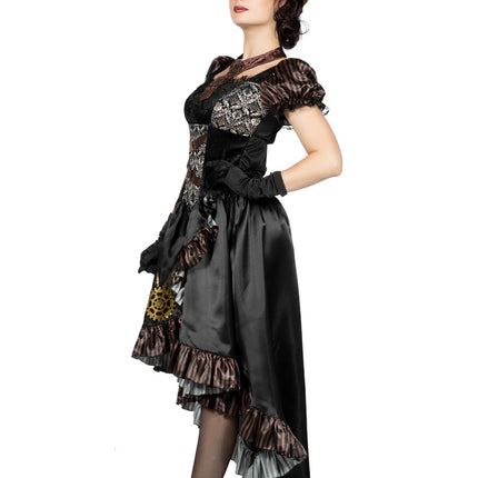 Abito Steampunk Nero Donna