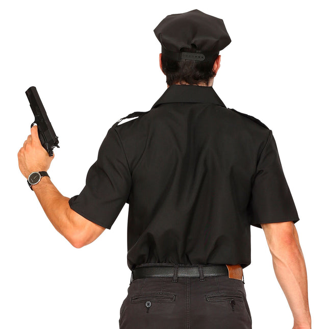 Camicetta della polizia uomo nero