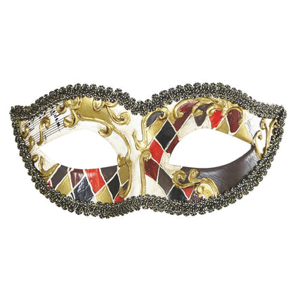 Maschera per gli occhi in oro nero
