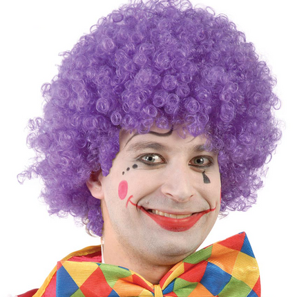 Riccioli di parrucca viola