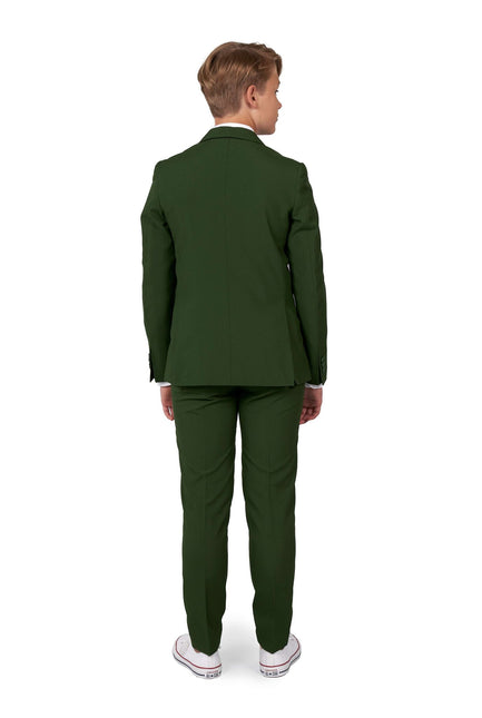Tuta verde scuro ragazzo adolescente <tc>OppoSuits</tc>