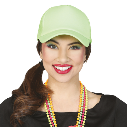 Cappello verde neon
