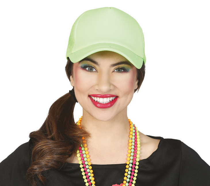 Cappello verde neon
