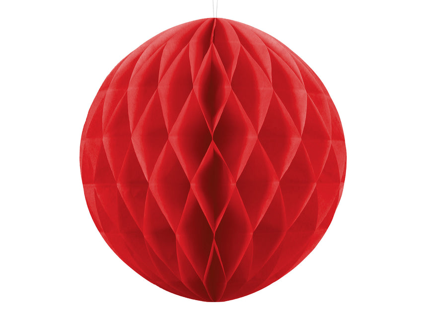 Palla a nido d'ape rossa 20 cm