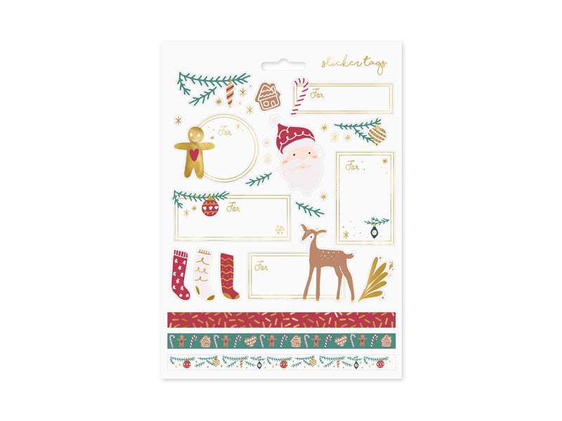 Adesivi regalo Natale Mix
