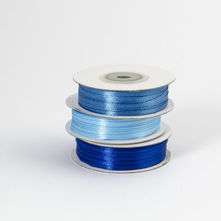 Nastro di raso azzurro 3mm 50m