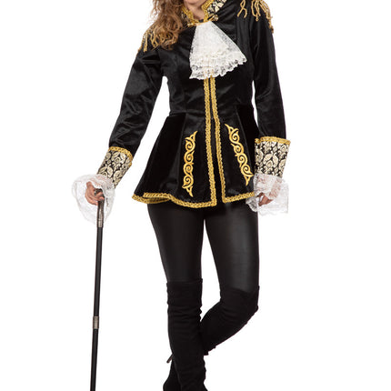 Giacca Marquise Nero Oro Donna