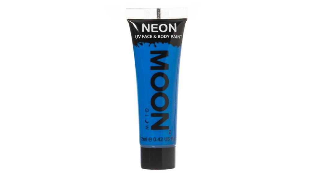 Moon Glow Intense Neon UV Face Paint Blu Intenso