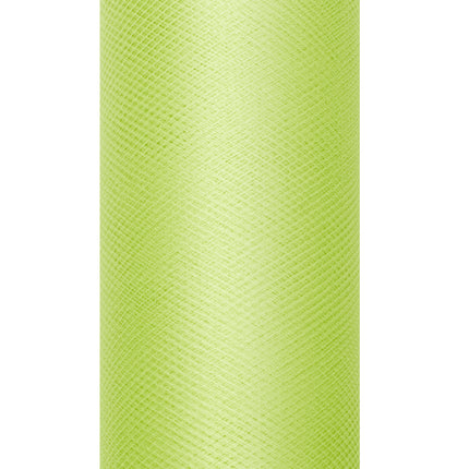 Rotolo di tulle verde chiaro 30cm 9m