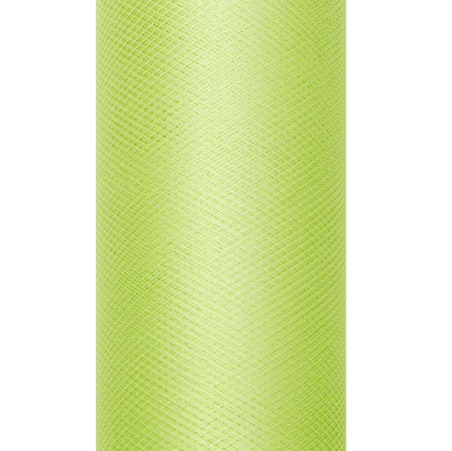 Rotolo di tulle verde chiaro 30cm 9m