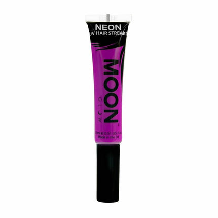 Moon Glow Neon UV Strisce per capelli viola intenso
