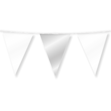 Ghirlanda Bianco Argento Metallizzato 10m