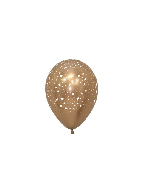 Palloncini Stelle Reflex Mix 12cm 50pz