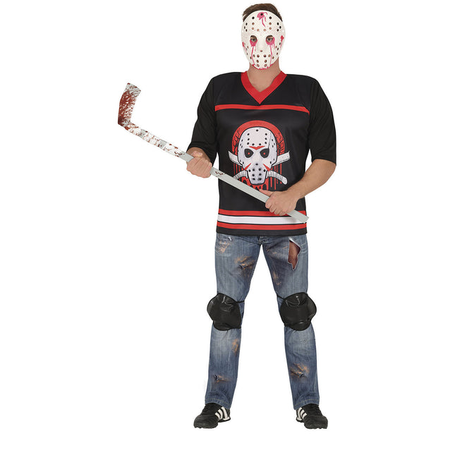 Giocatore di hockey Costume Halloween Uomo