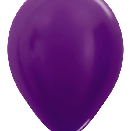 Palloncini metallizzati viola 30cm 50pz
