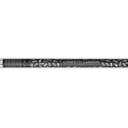 Cannone per coriandoli argento 80 cm