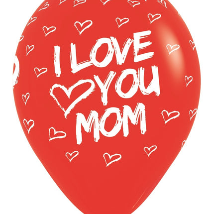 Palloncini I Love You Mamma Mix 30cm 25pz