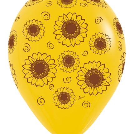 Palloncini Girasole Goldenrod 30cm 25pz