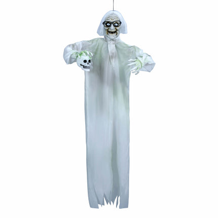 Decorazione appesa di Halloween Dottore con luce e suono 1,5 m