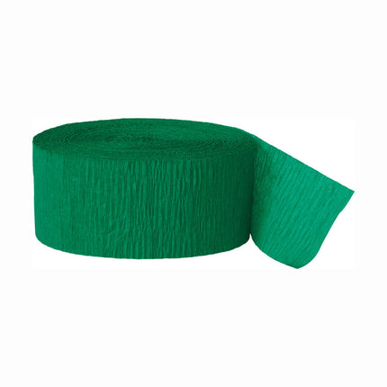 Ghirlanda di crêpe verde 24m