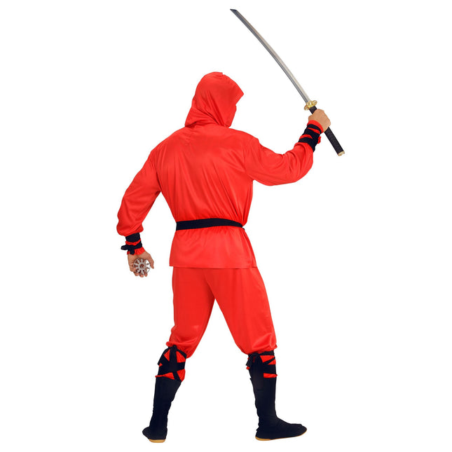 Costume da Ninja Rosso Uomo