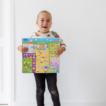 Set di adesivi di Peppa Pig grande