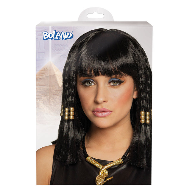 Parrucca nera Cleo