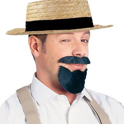 Cappello con fascia nera