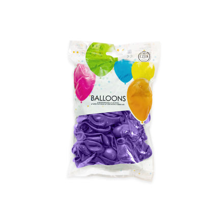 Palloncini viola metallizzati 13cm 100pz