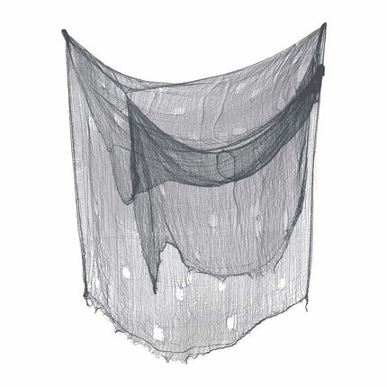 Tenda di Halloween in tessuto grigio 5m