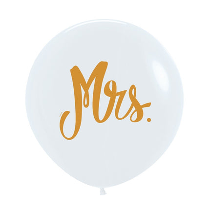 Palloncini Mrs White 61cm 3pz
