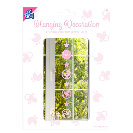Decorazione Ghirlanda It's A Girl 30 cm 1st