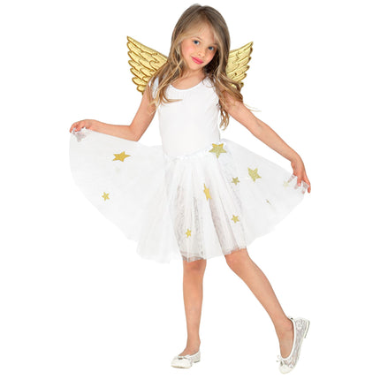 Set di costumi da angelo ragazza 2 pezzi