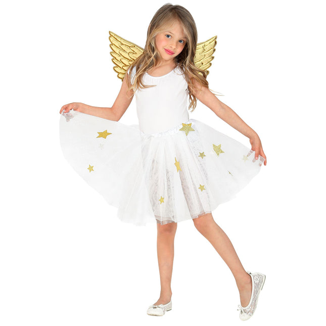 Set di costumi da angelo ragazza 2 pezzi