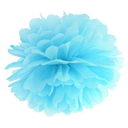 Pompon blu cielo 25 cm
