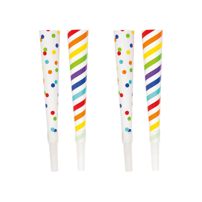 Coriandoli per feste Arcobaleno 19,7 cm 6 pezzi