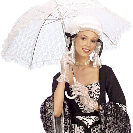 Pizzo ombrello bianco