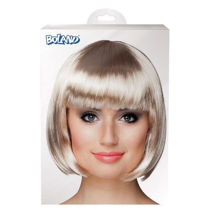 Parrucca Bob Biondo Platino